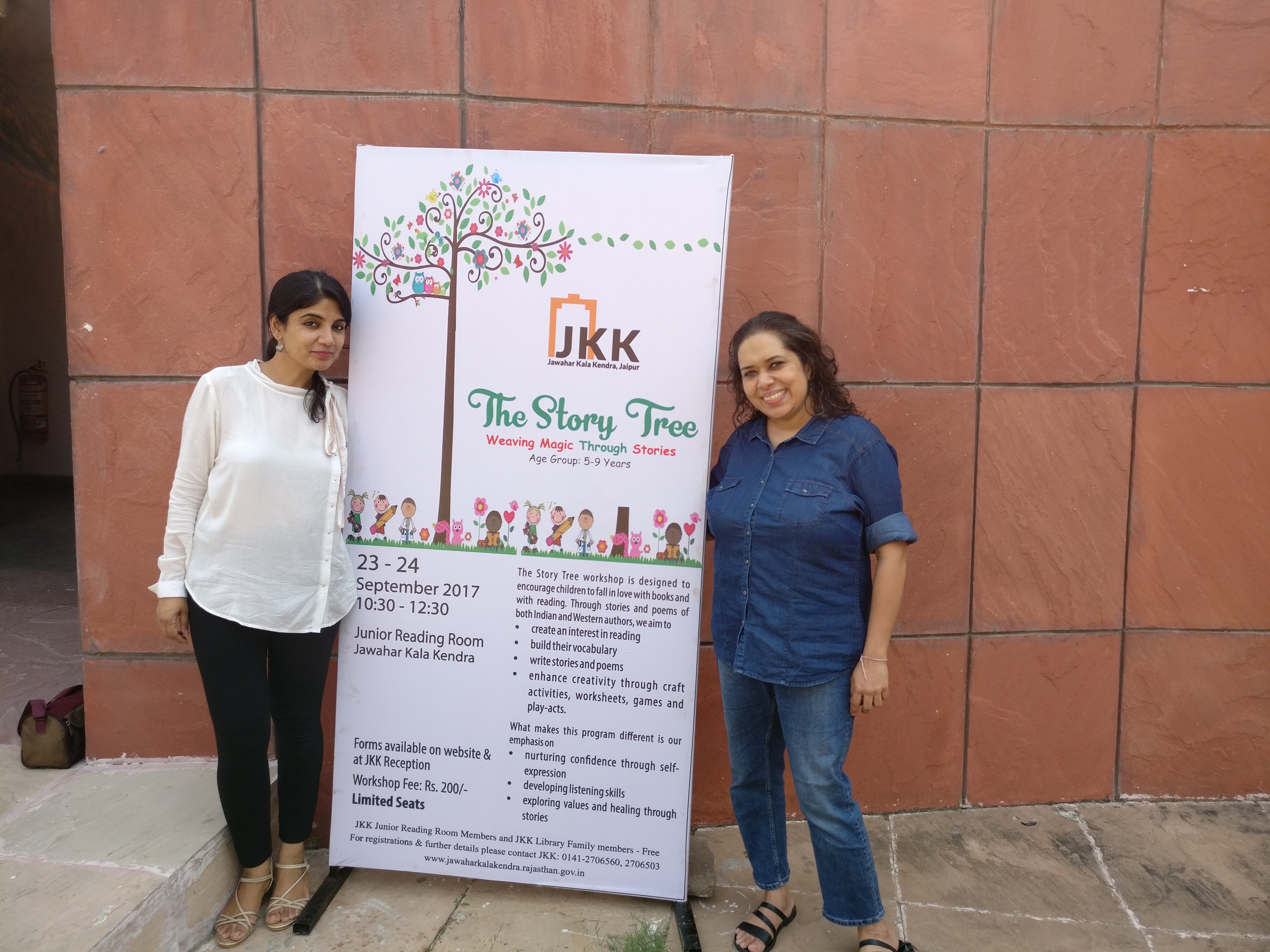 Story Tree session moment - young audience